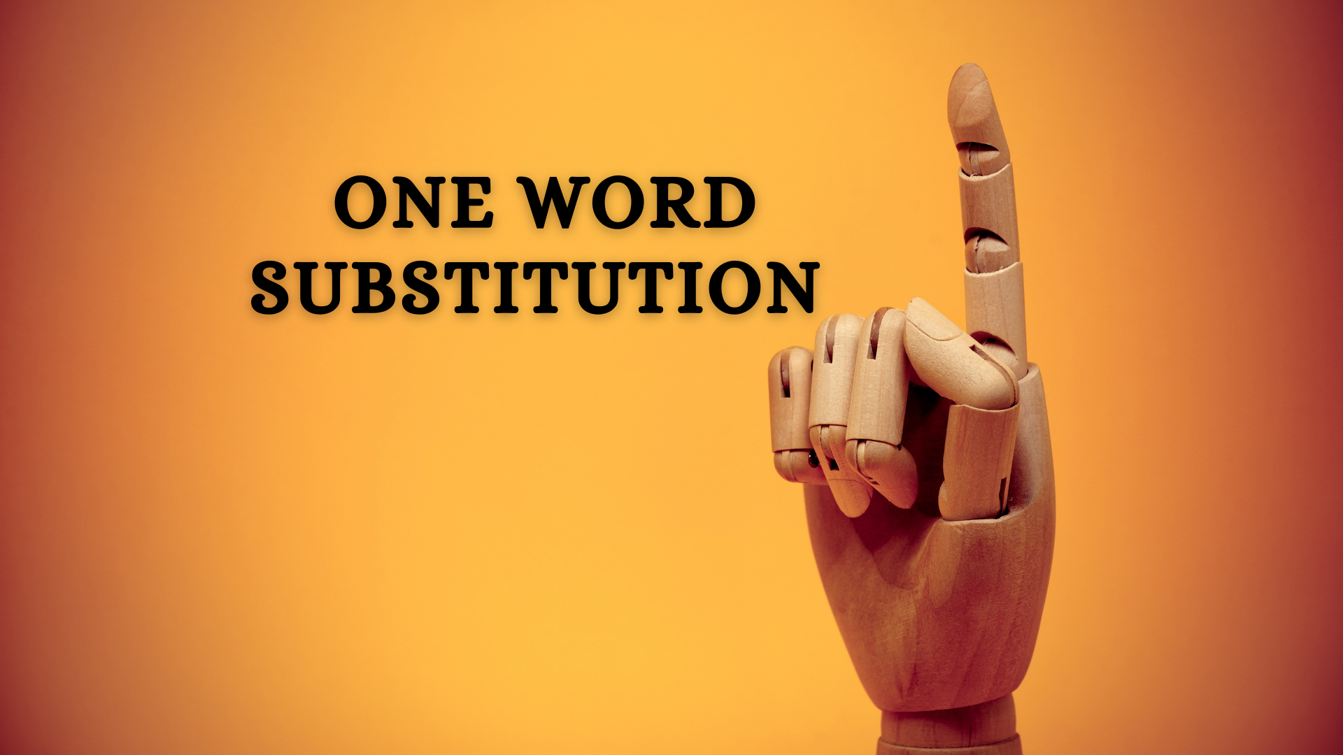OAV-ONE WORD SUBSTITUTION (SET-1)