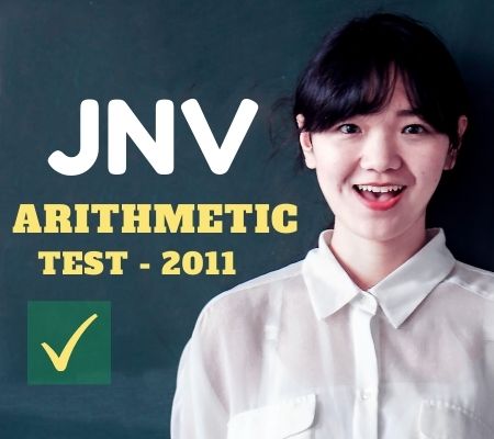 2011 - ARITHMETIC TEST 